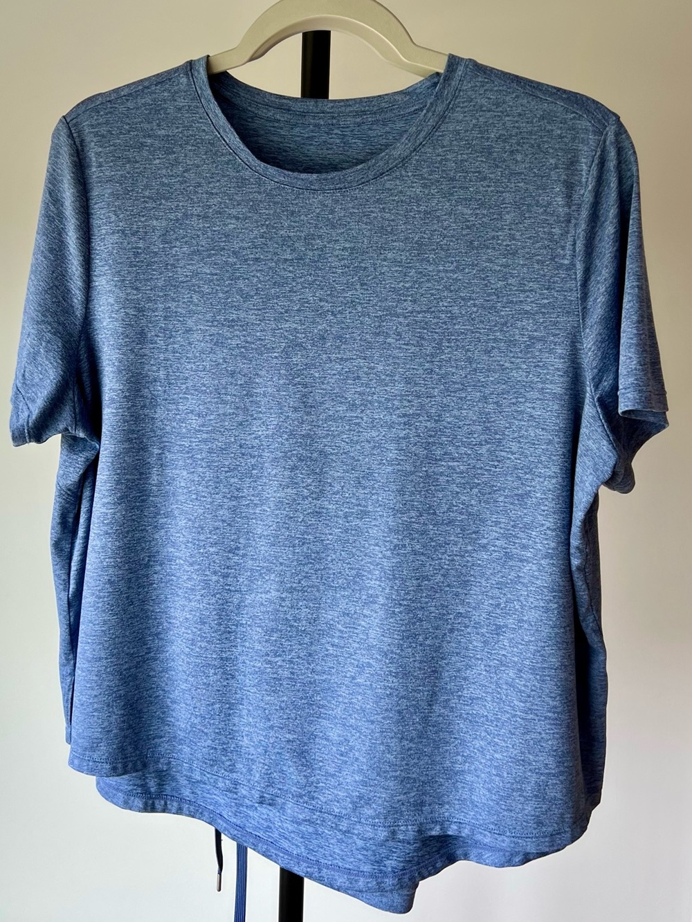 Zella Restore Soft Matching Set Blue Tempest Large Tee + Drawstring Pants, Large - Picture 9 of 10